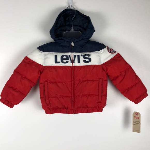 levi's hooded puffer jacket